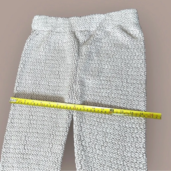 LEMON Knit Pants Womens Large Grey-ish Pink Soft Warm Lounge Pull On Comfort New - Picture 4 of 15